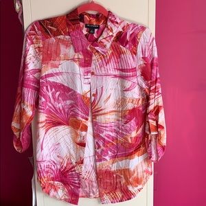 Cute floral button down